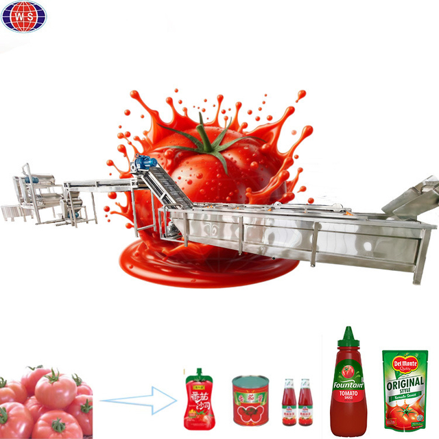 Hersteller von Tomatenpaste Produktionslinie