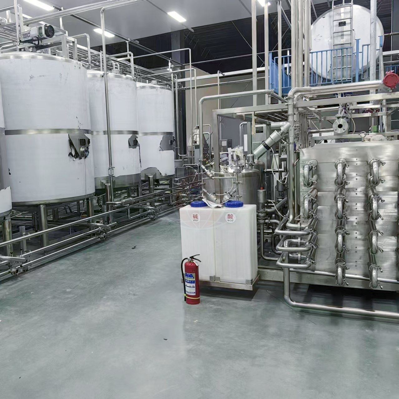 Kleine Milchverarbeitungsanlage