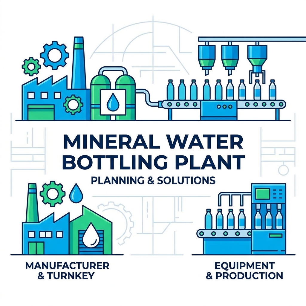 Wie plant man eine komplette Mineralwasserabfüllanlage?