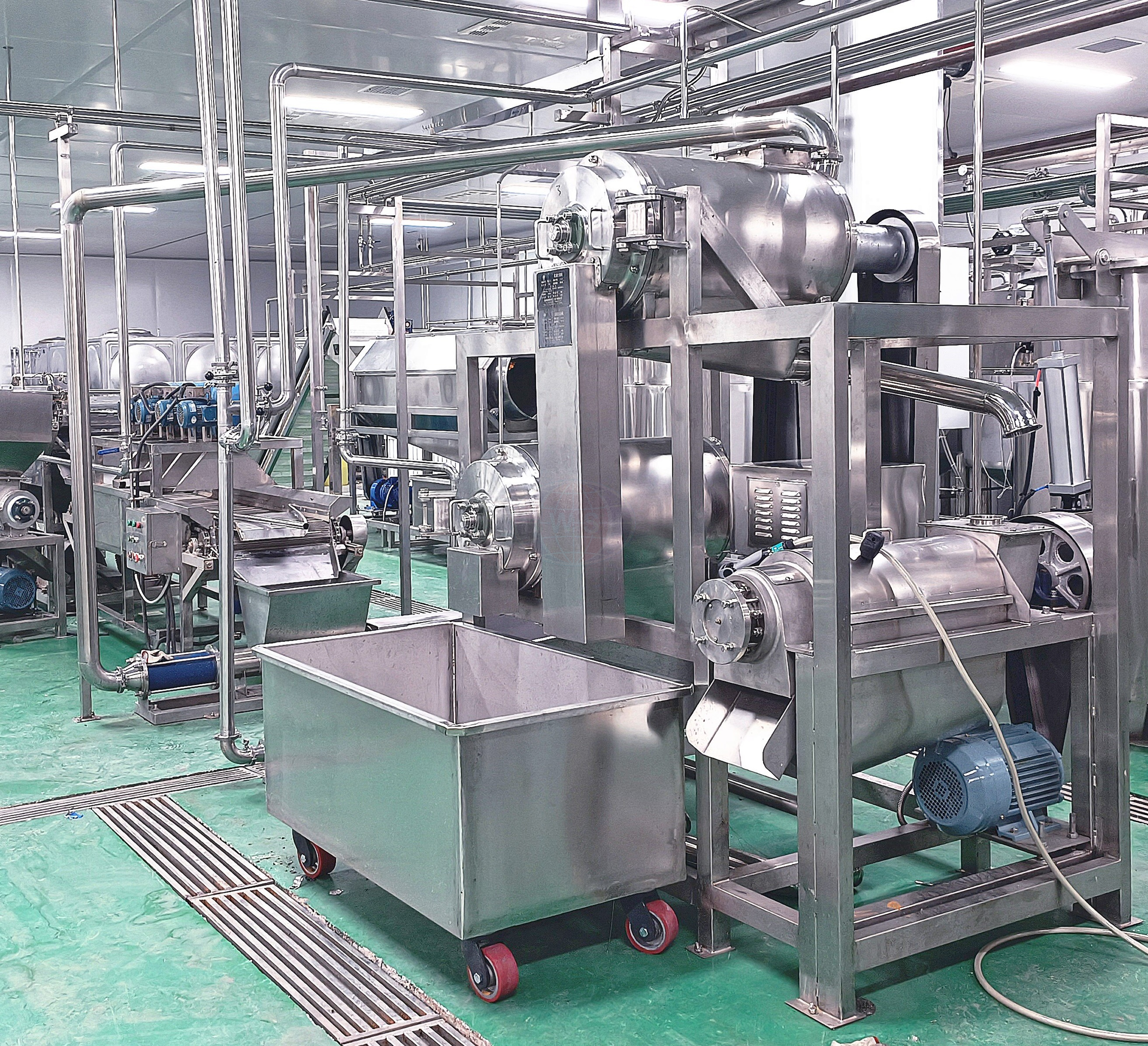 Industrielle Maschinen zur Herstellung von Fruchts&auml;ften