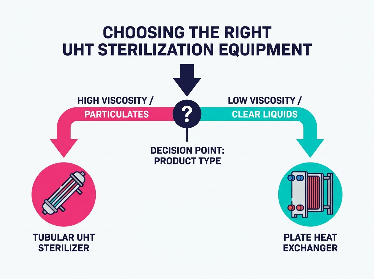Installation eines r&ouml;hrenf&ouml;rmigen UHT-Sterilisators